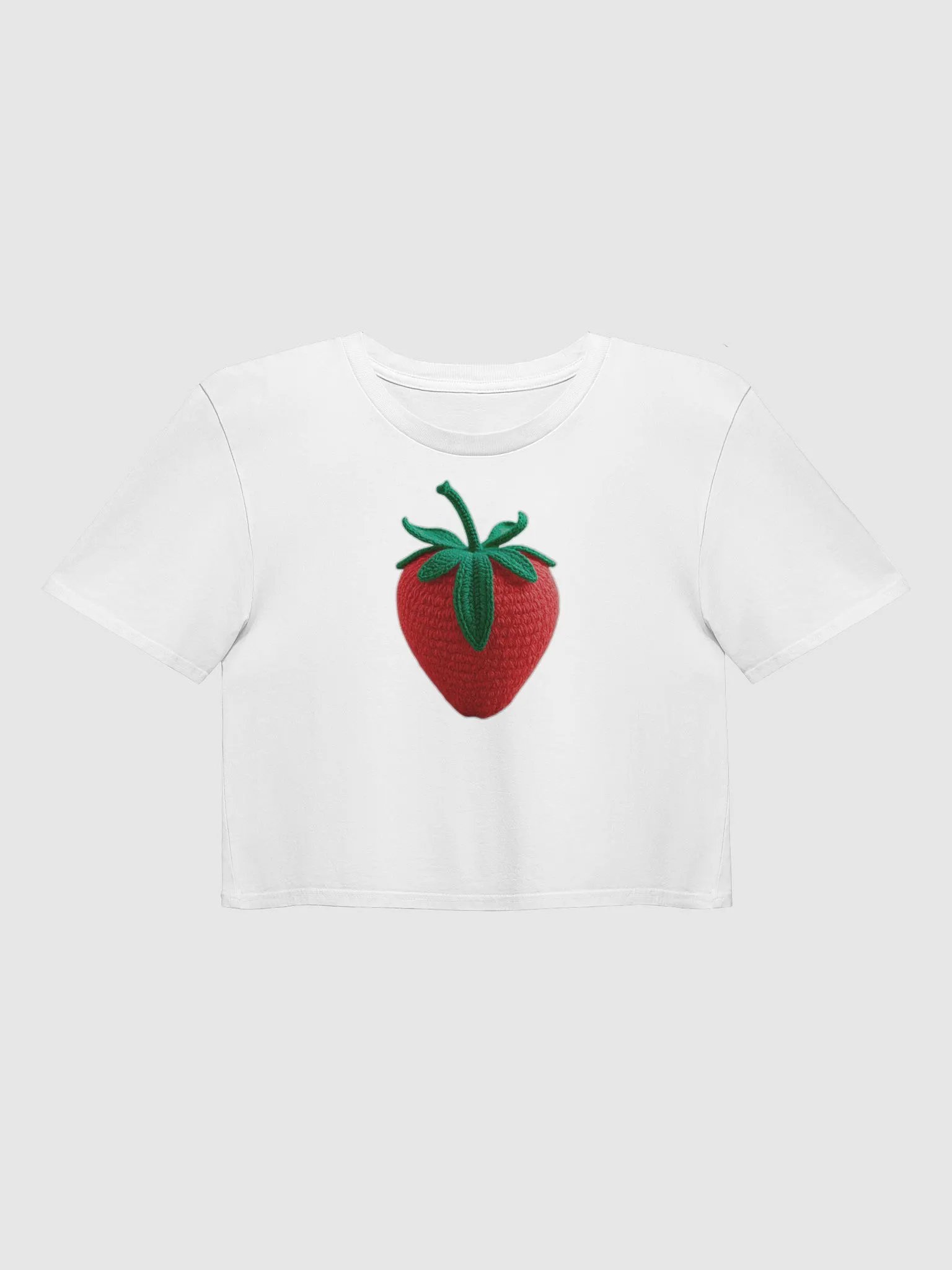 CozyAvocado Women's Premium Strawberry Crop Top #7 product image (1)