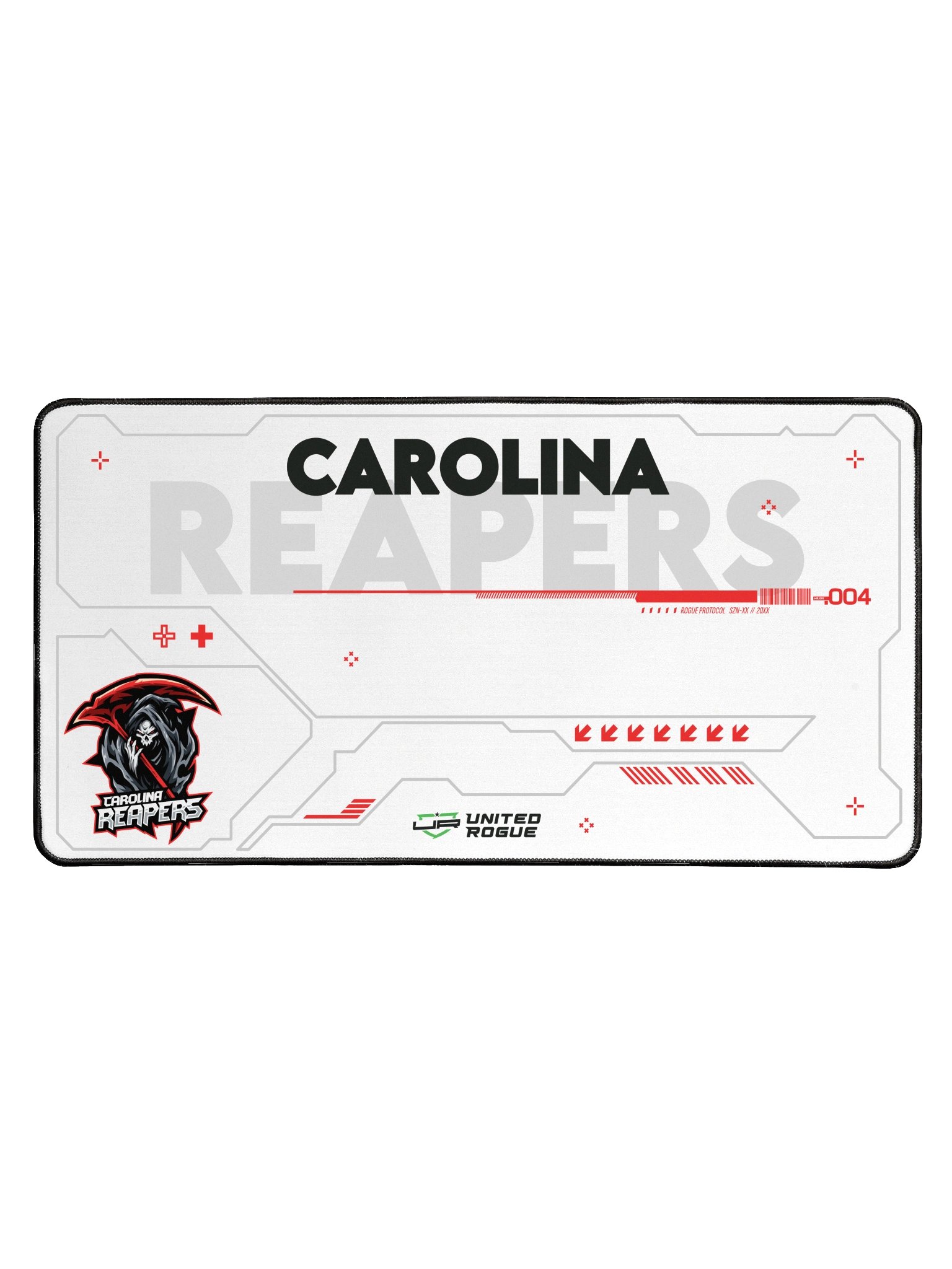 Carolina Reapers White Desk Mat product image (1)