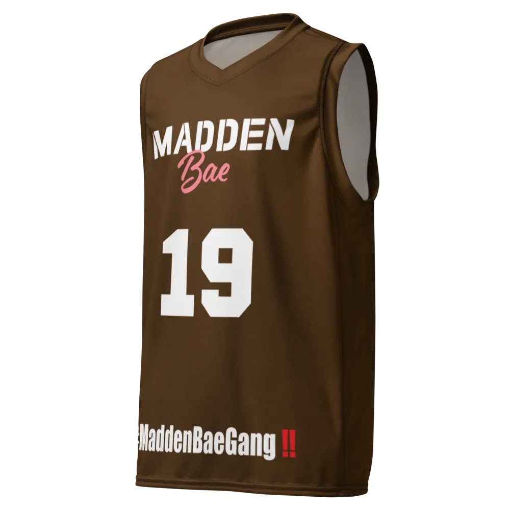 MaddenBae Gang Jersey 👨‍🎨 (Brown + White Logo) product image (3)