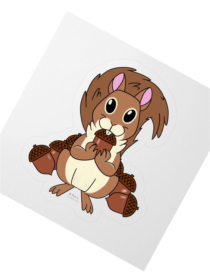 "Squirrelly Squirrel" - Sticker product image (2)