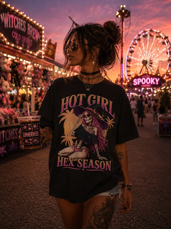 Hot Girl Hex Season Tee Black product image (1)
