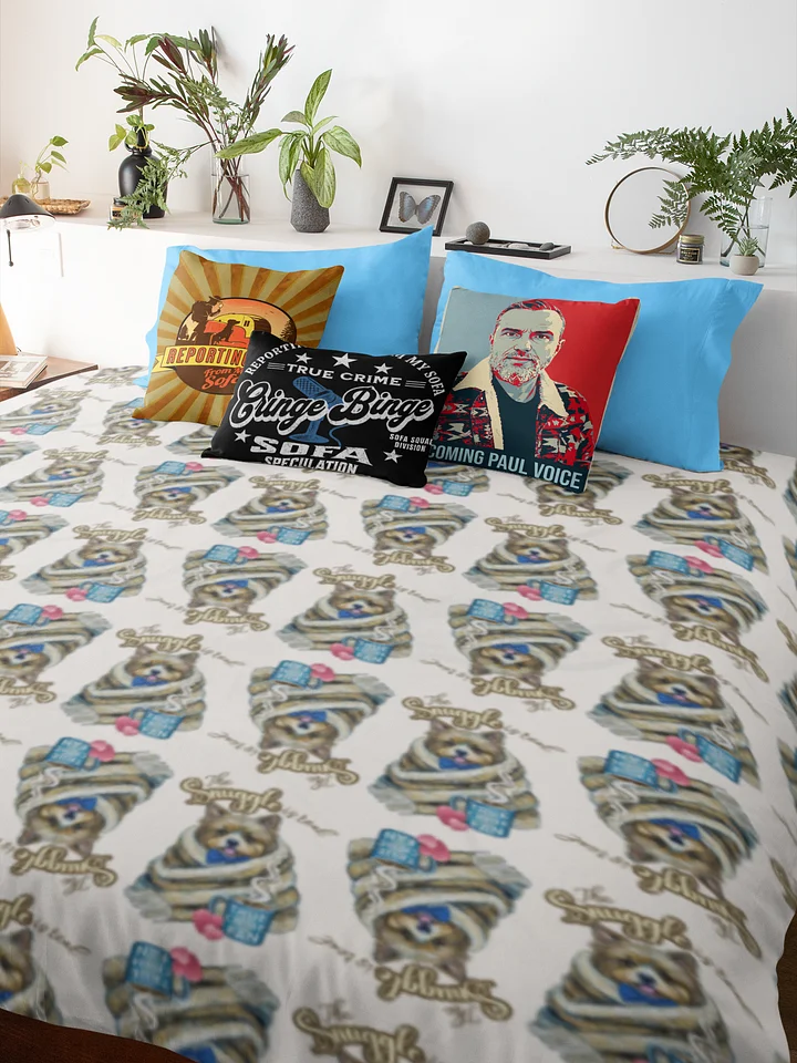 The Snuggle Is Real Cozy True Crime Throw Blanket product image (1)