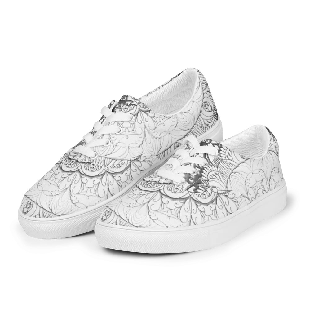 Mandala Symmetry Canvas Shoes product image (11)