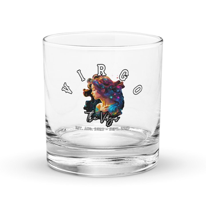 Virgo - Zodiac Rocks Glass product image (1)