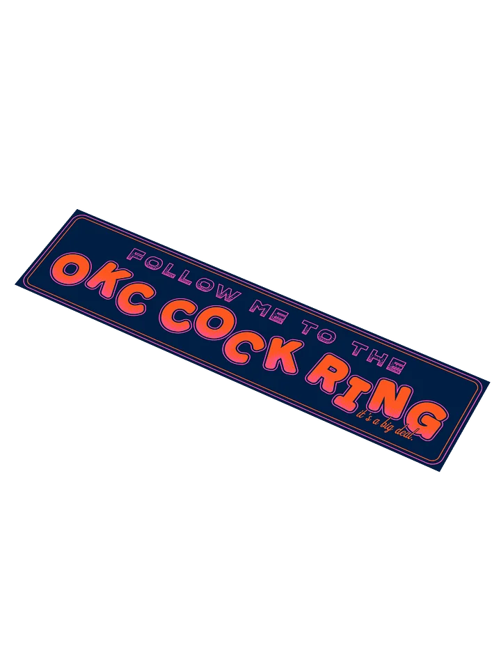 Follow Me to the OKC Cock Ring product image (1)