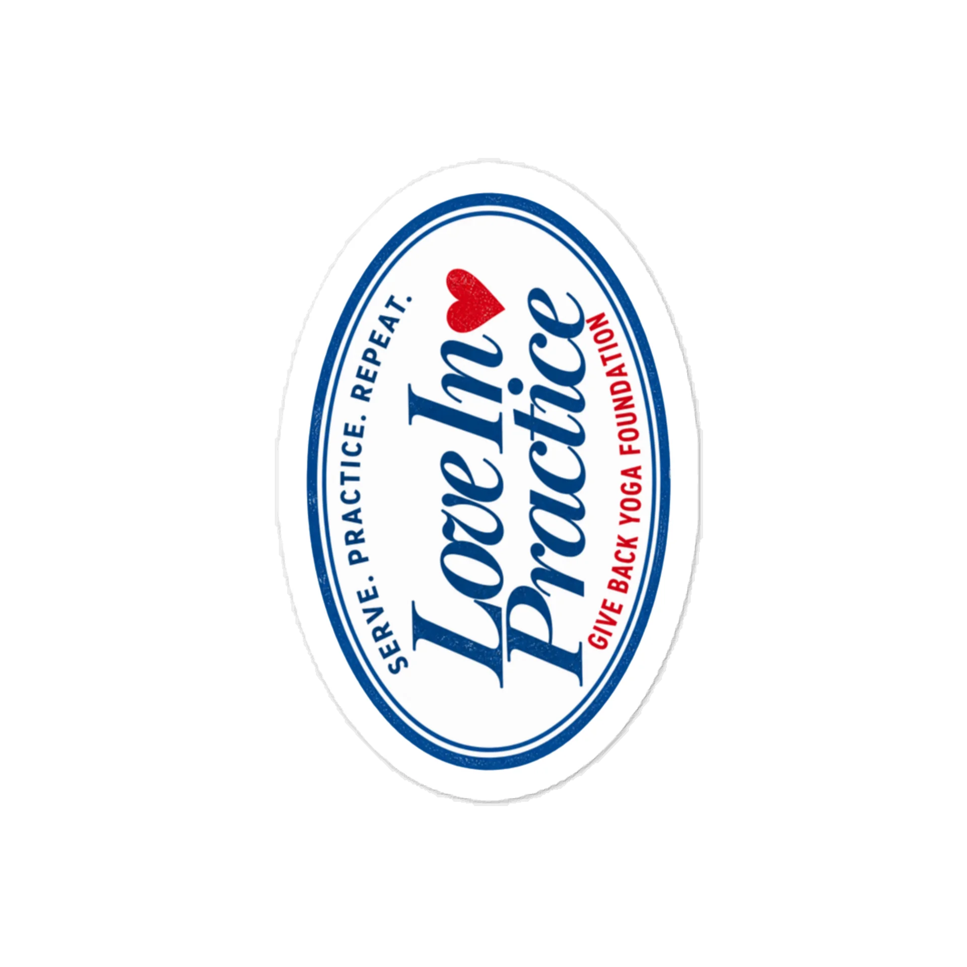 Love In Practice Vinyl Sticker product image (1)