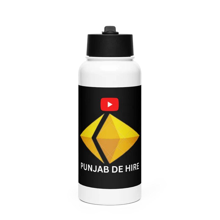 Stainless Steel Water Bottle with a Straw Lid product image (1)
