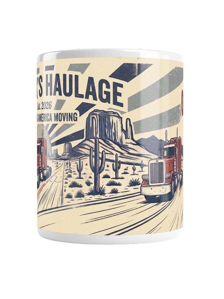 Hank’s Haulage Retro Truck Mug product image (4)