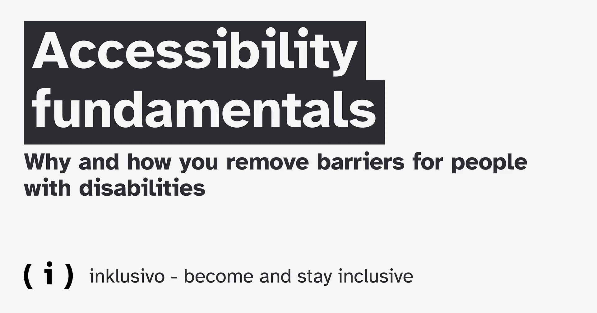 Accessibility Fundamentals - Powerpoint presentation product image (1)