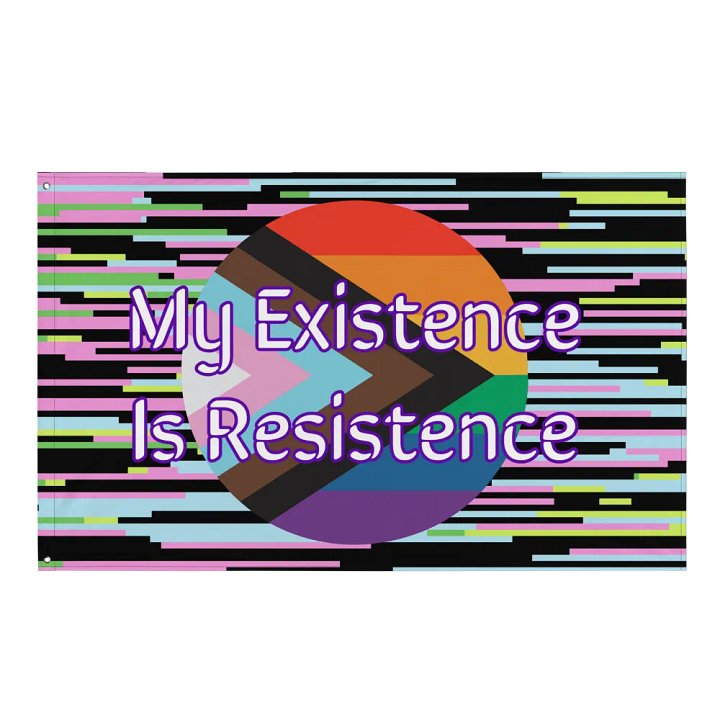 Resistors, My Existence is Resistance, Baner product image (1)