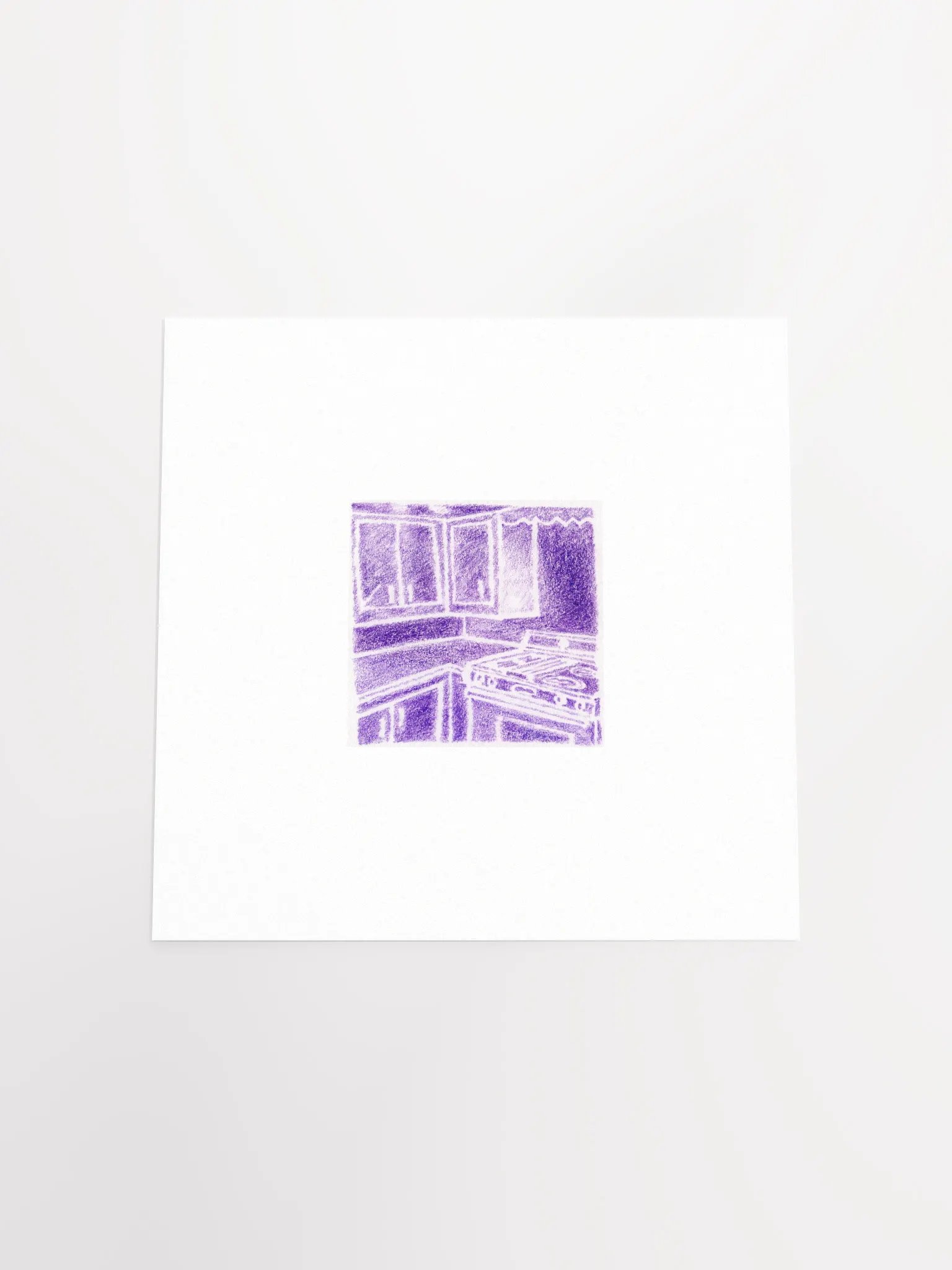 Purple Kitchen Print product image (5)