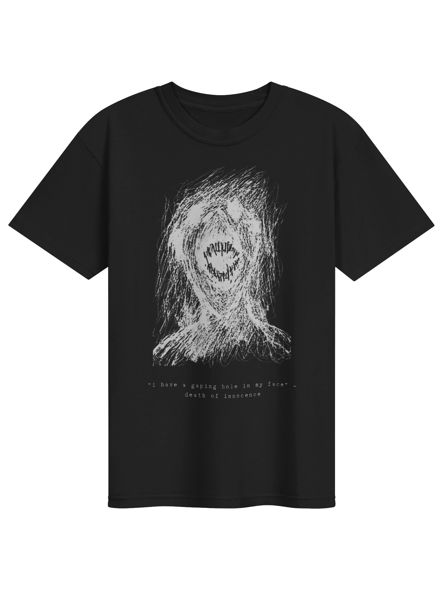INVERTED i have a gaping hole in my face tee product image (1)