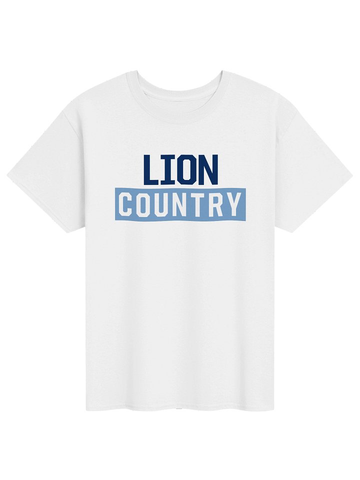 Lion Country T-Shirt | White product image (1)