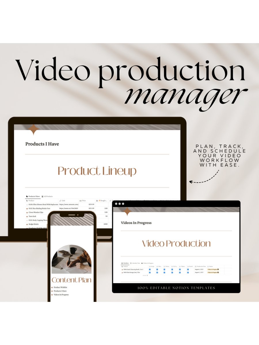 Amazon Influencer Notion Template product image (2)