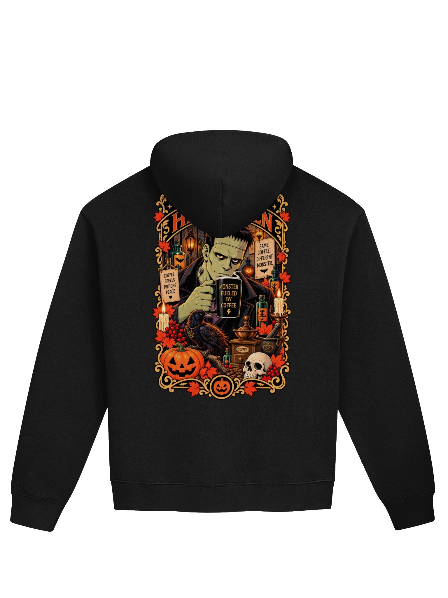 Halloween – Monster Fueled by Coffee | Men's Hoodie product image (8)
