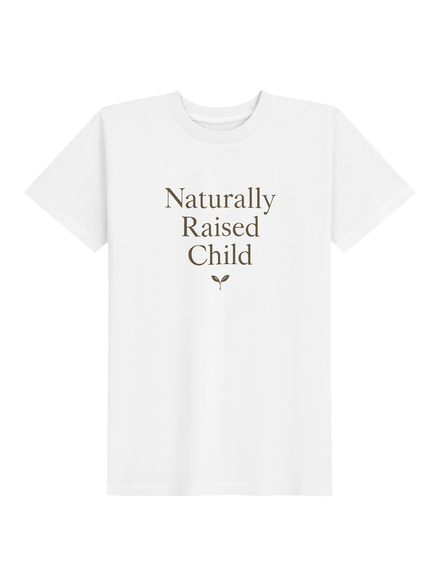 Kids: "Naturally Raised Child" Organic T-Shirt - Light product image (2)