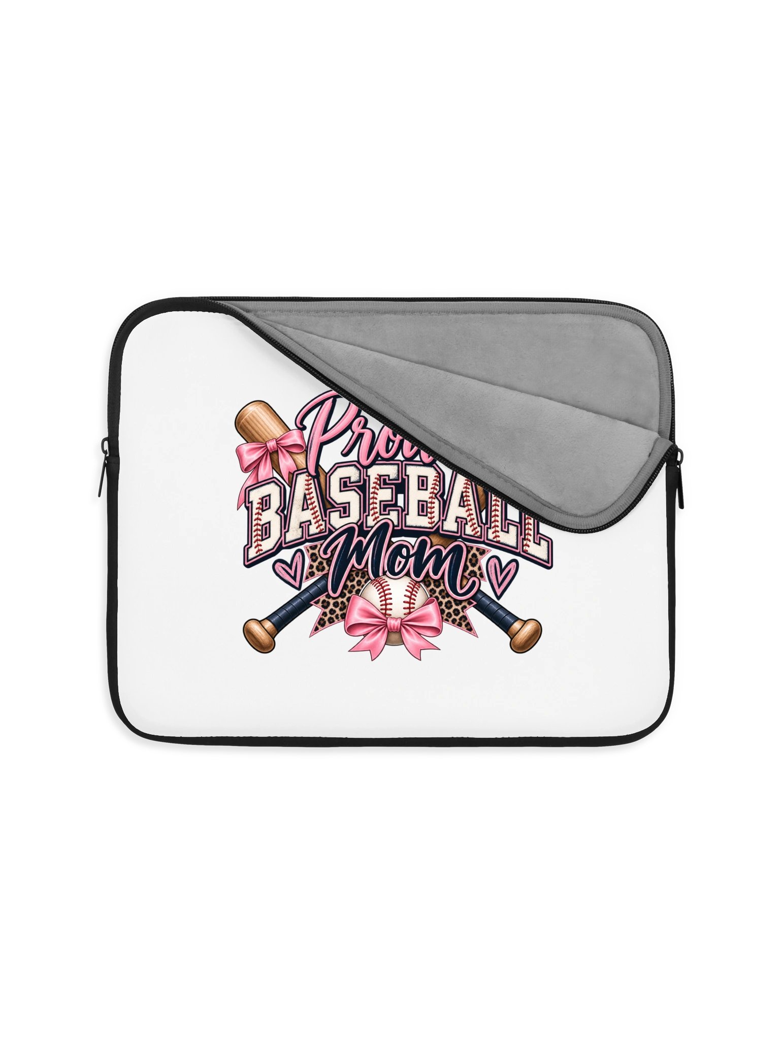 Proud Baseball Mom Laptop sleeve product image (4)