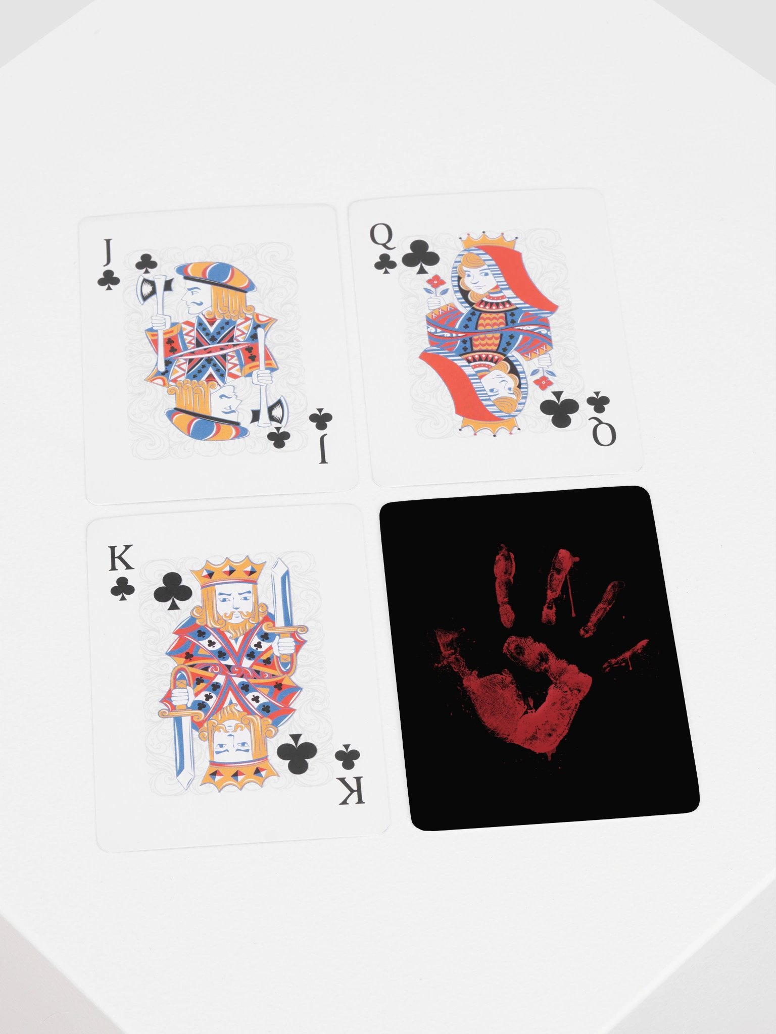 Bloody Handprint Playing Cards product image (3)