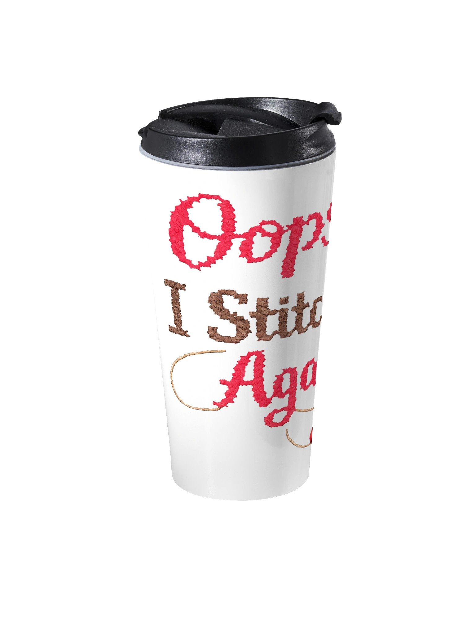 Oops I stitched it again Travel Mug product image (2)