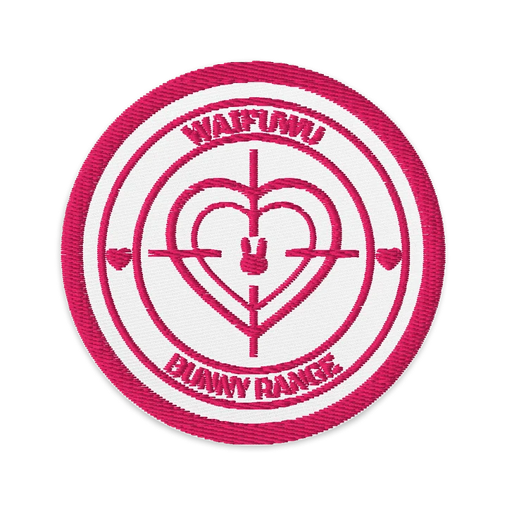 WaifUwU Tactical Badge - Pink & White product image (1)