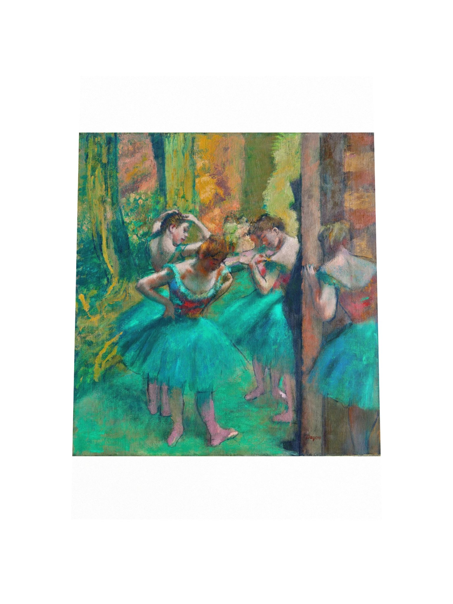 Dancers, Pink and Green — Large Poster product image (4)