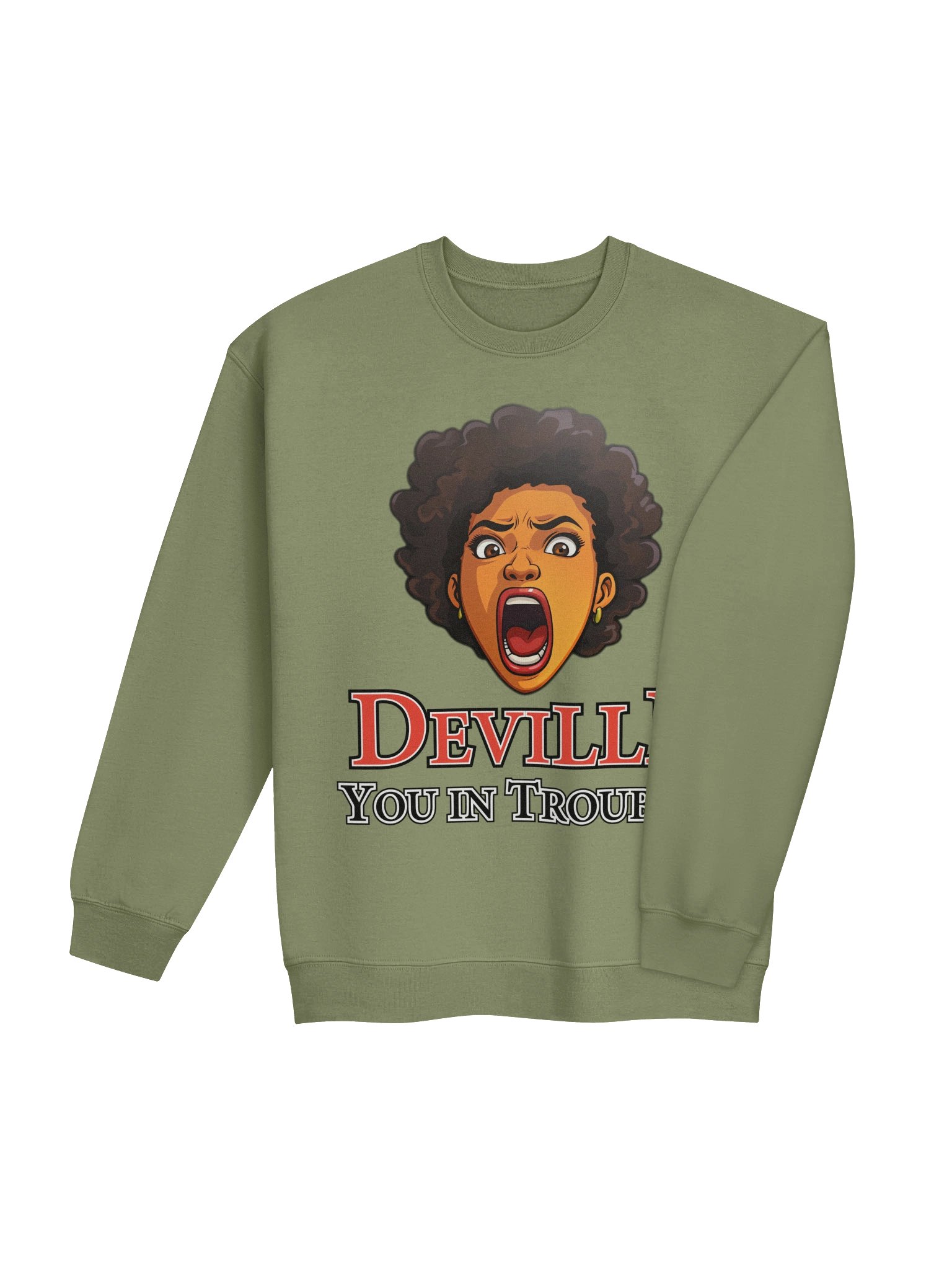 Devilll You in Trouble, Lte Sweatshirt product image (4)