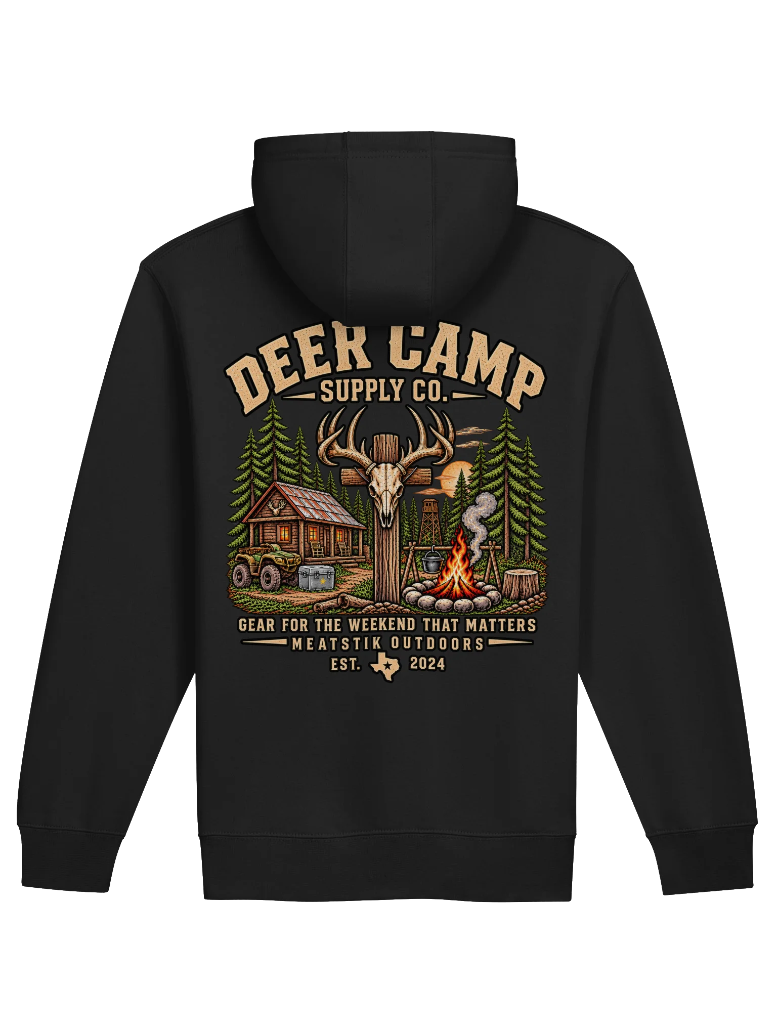 Deer Camp Supply Co. Full-Zip Hoodie product image (1)