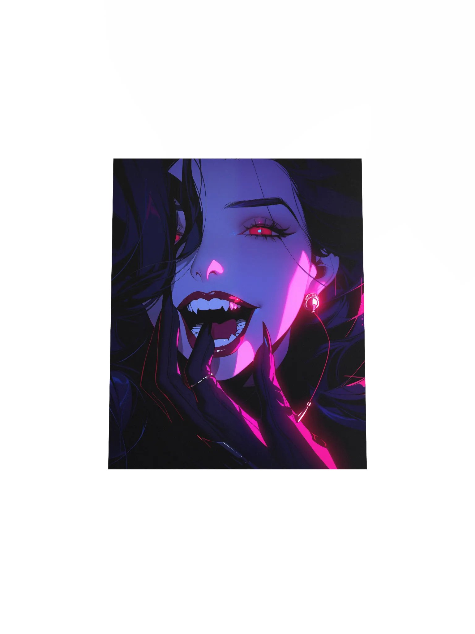 Neon Vibrant Vamp Poster product image (23)