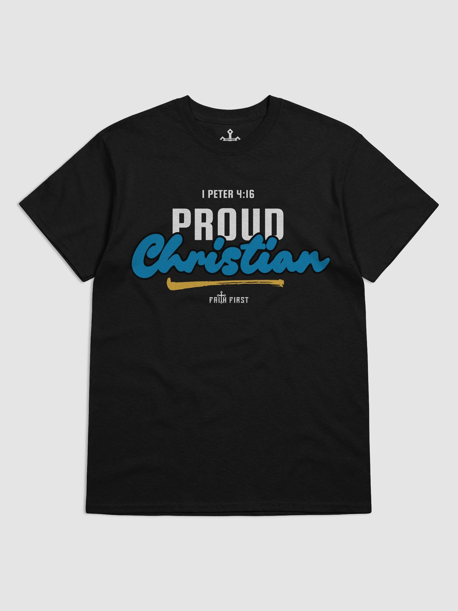 1 Peter 4:16 - Proud Christian Unisex T-Shirt product image (2)