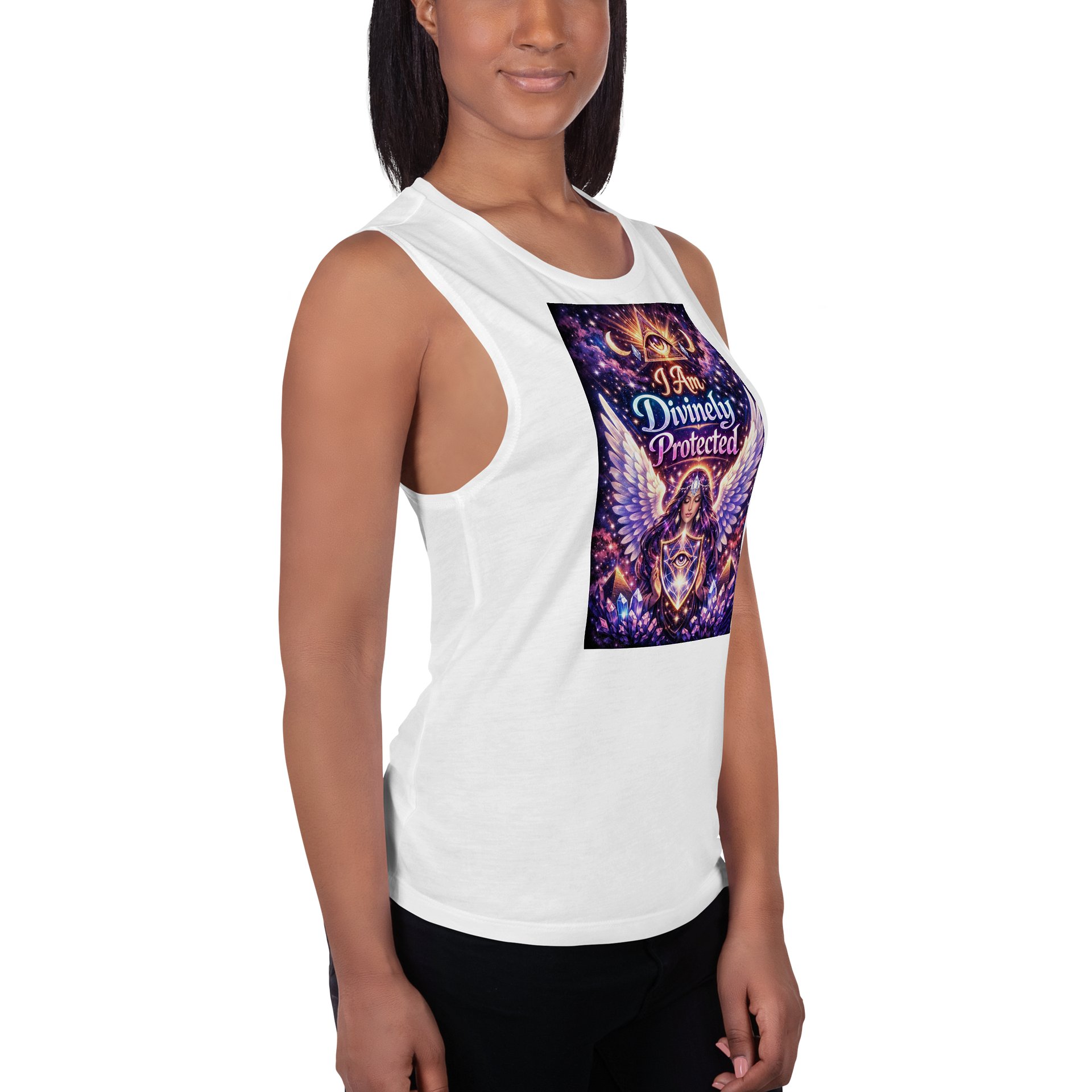 Divine Protection Affirmation -Flowy Tank product image (3)