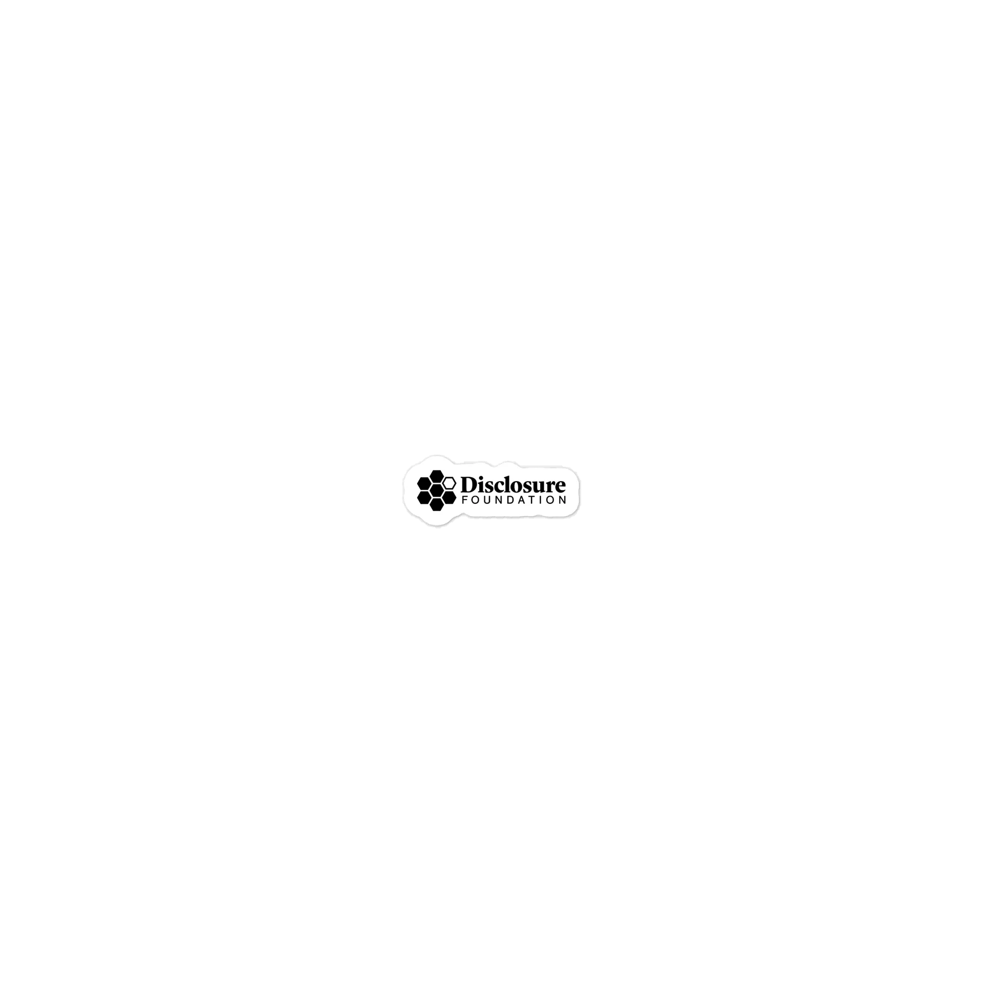 Minimal Black Die-Cut Sticker product image (2)