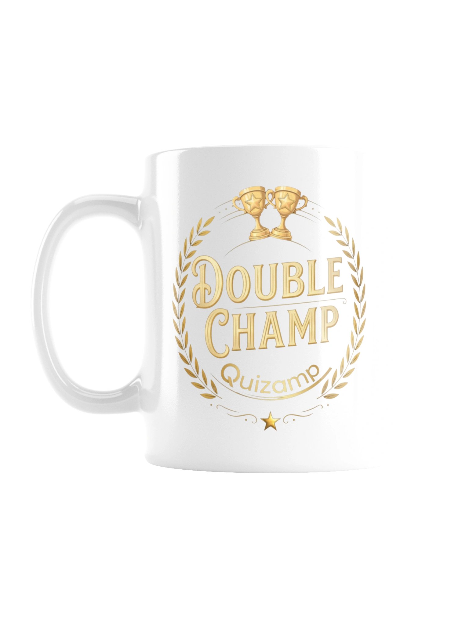 "Double Champ" Quizamp Mug - White (11oz) product image (1)