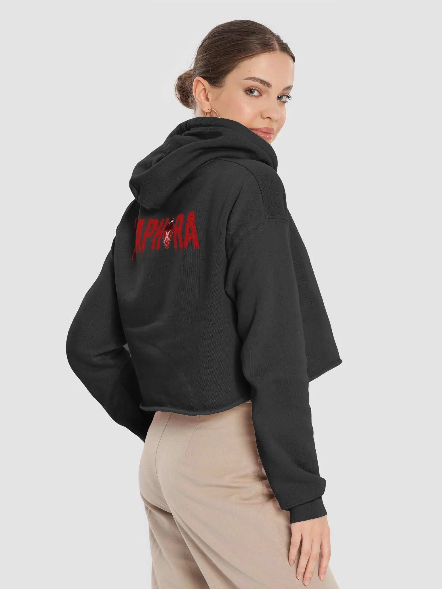 Xaphora Drip Crop Hoodie product image (6)