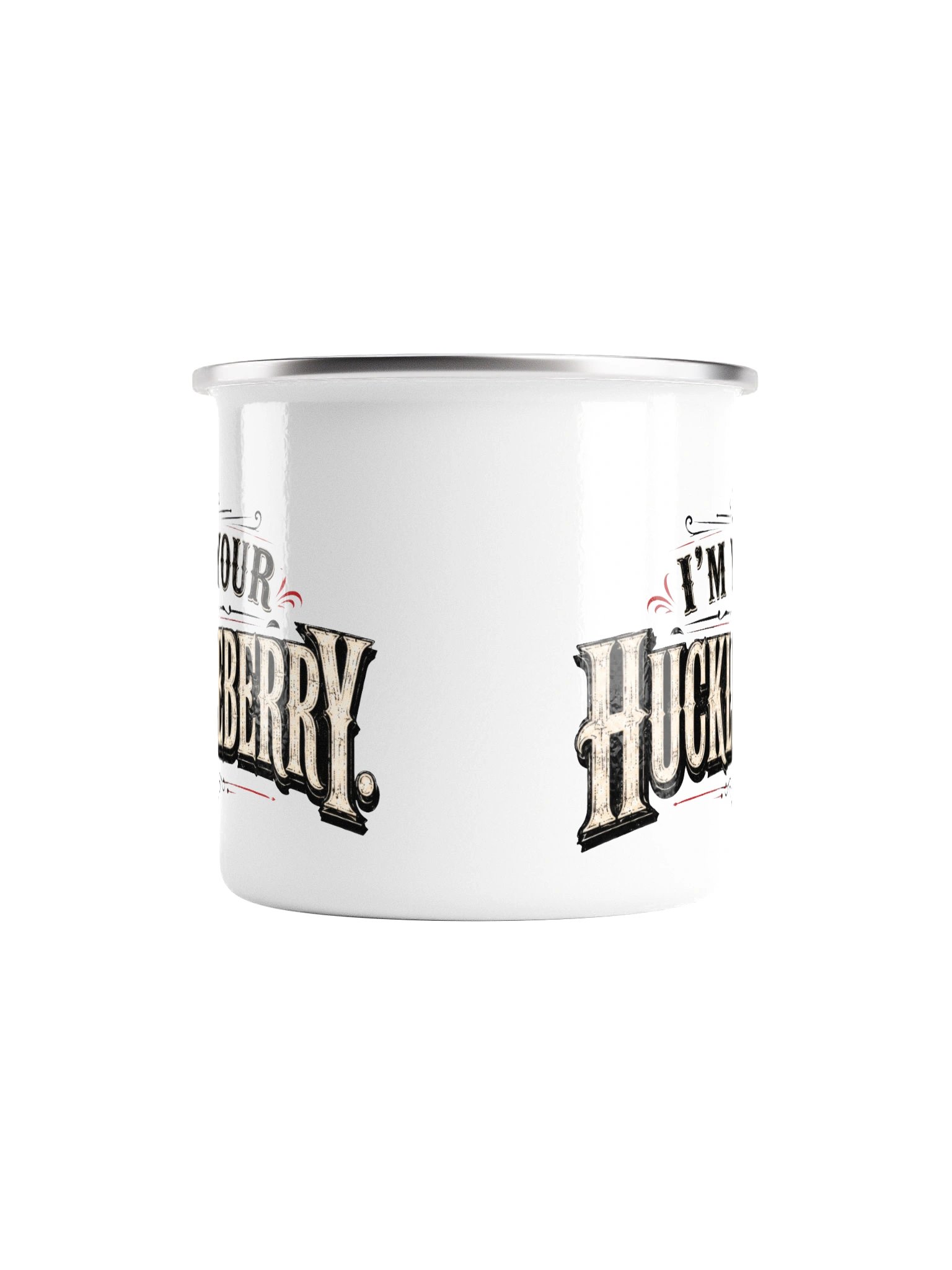 I’m Your Huckleberry Enamel Mug product image (3)