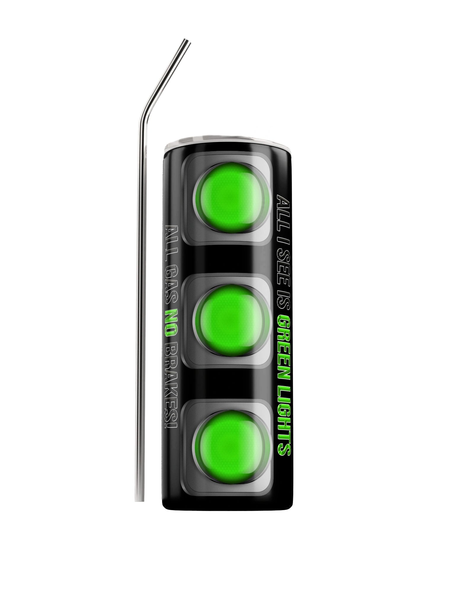 All I See Is Green Lights, 20oz Tumbler, BV product image (1)