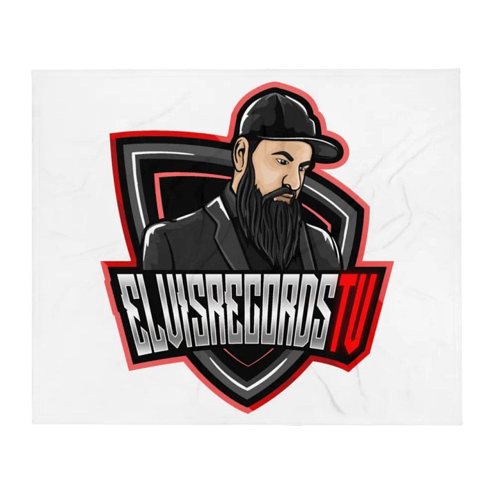 ELVISRECORDSTV Beard Throw Blanket product image (2)