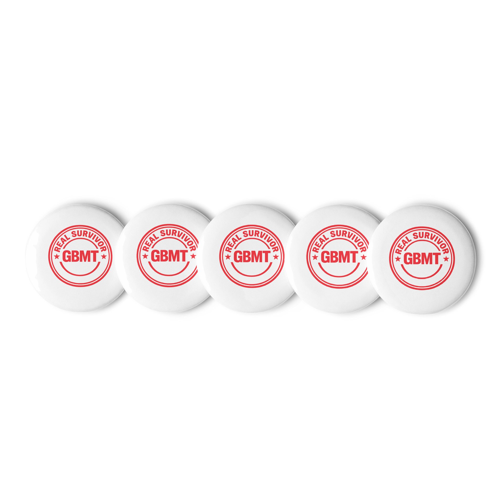 Real Survivor GBMT Pin Buttons Set product image (1)