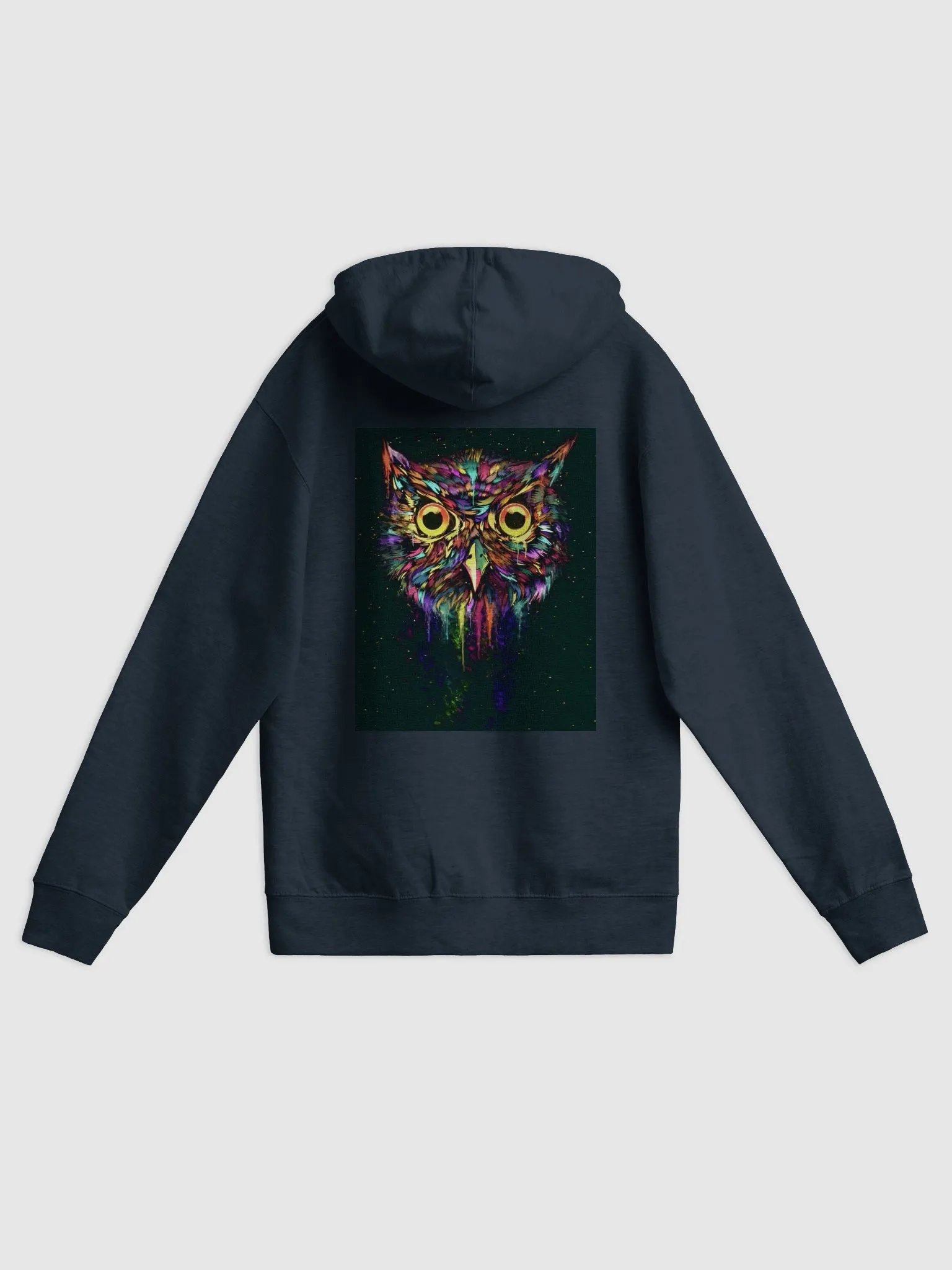 Drippy Owl Zip-Up Hoodie product image (1)