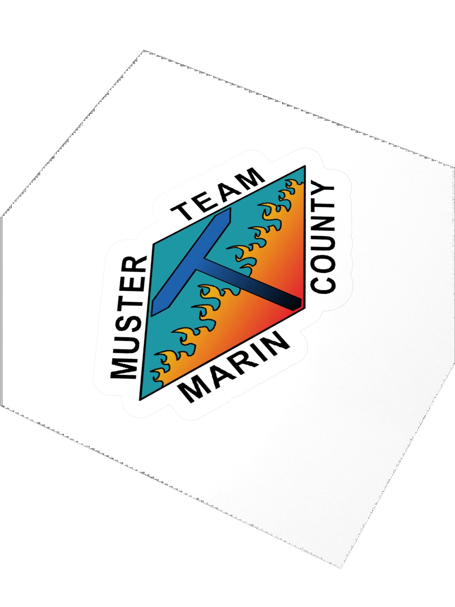 Diamond T, Marin County Muster Team Sticker product image (3)