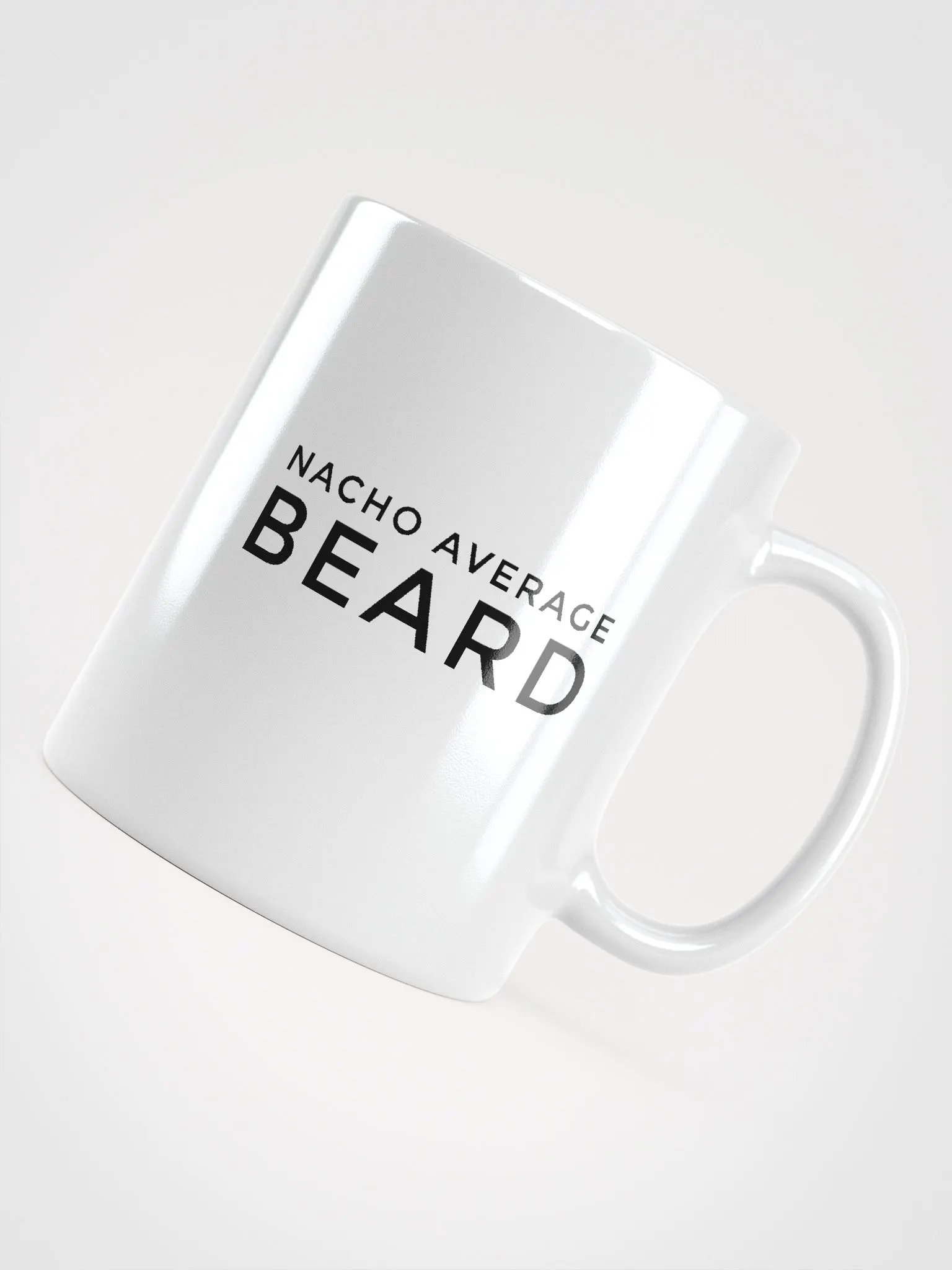 Nacho Average Beard White Ceramic Mug product image (4)