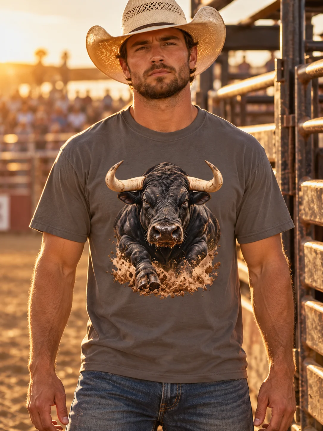 Funny Bull Riding Shirt — Bull Shit Two-Sided Rodeo Tee | Broken Roughstock™ product image (1)