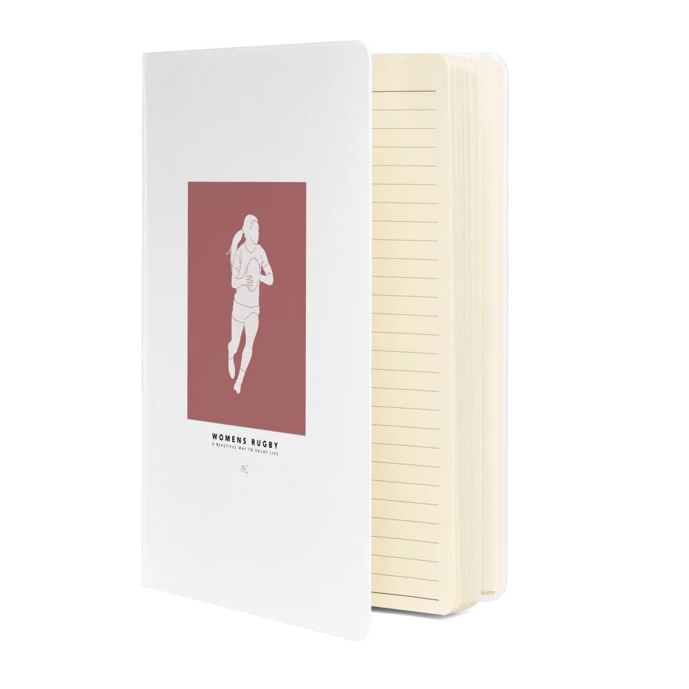 WOMENS RUGBY Hardcover Notebook "red" product image (2)