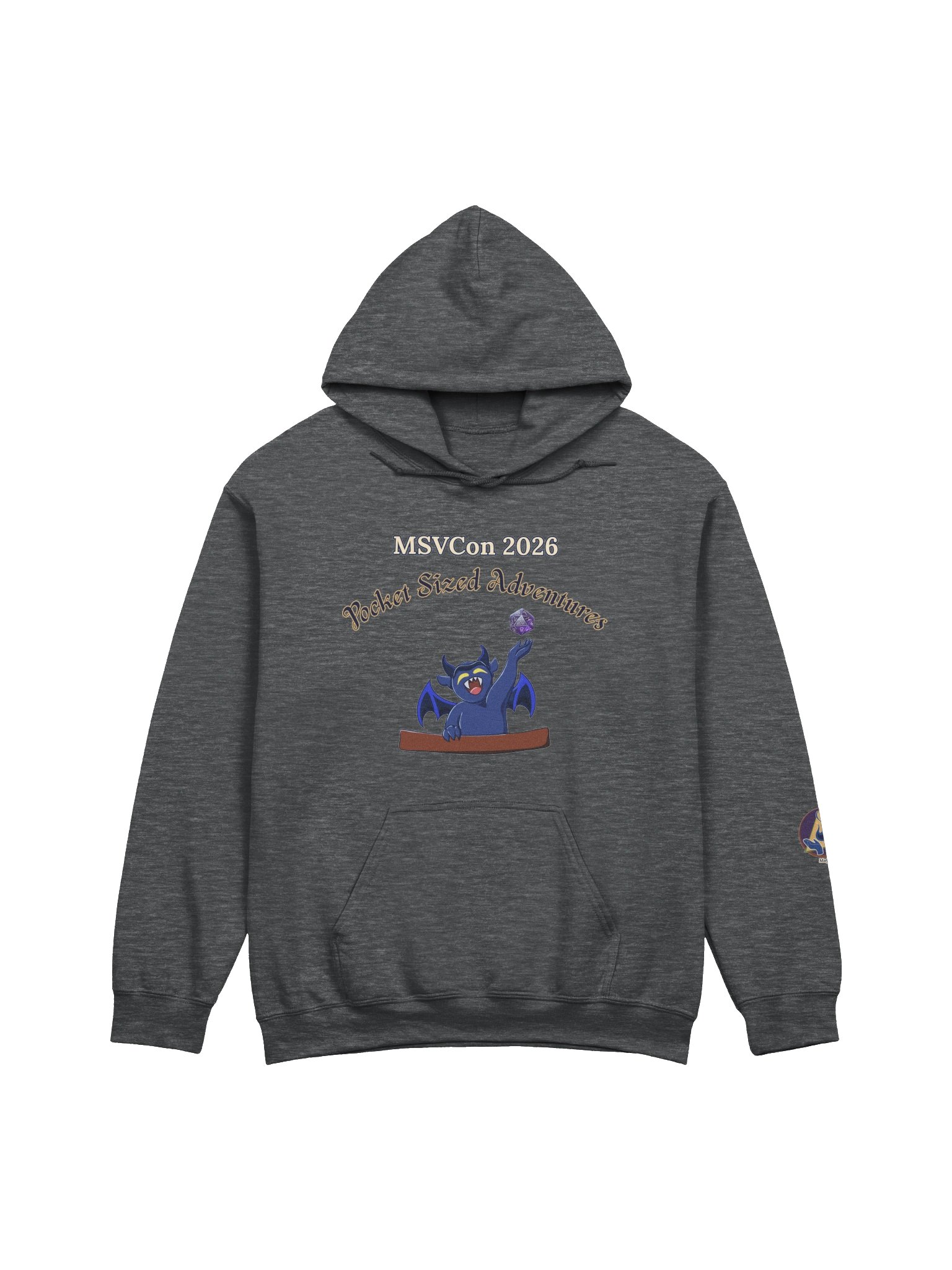 MSVCon 2026: Pocket Sized Adventures Emblem Hoodie product image (25)