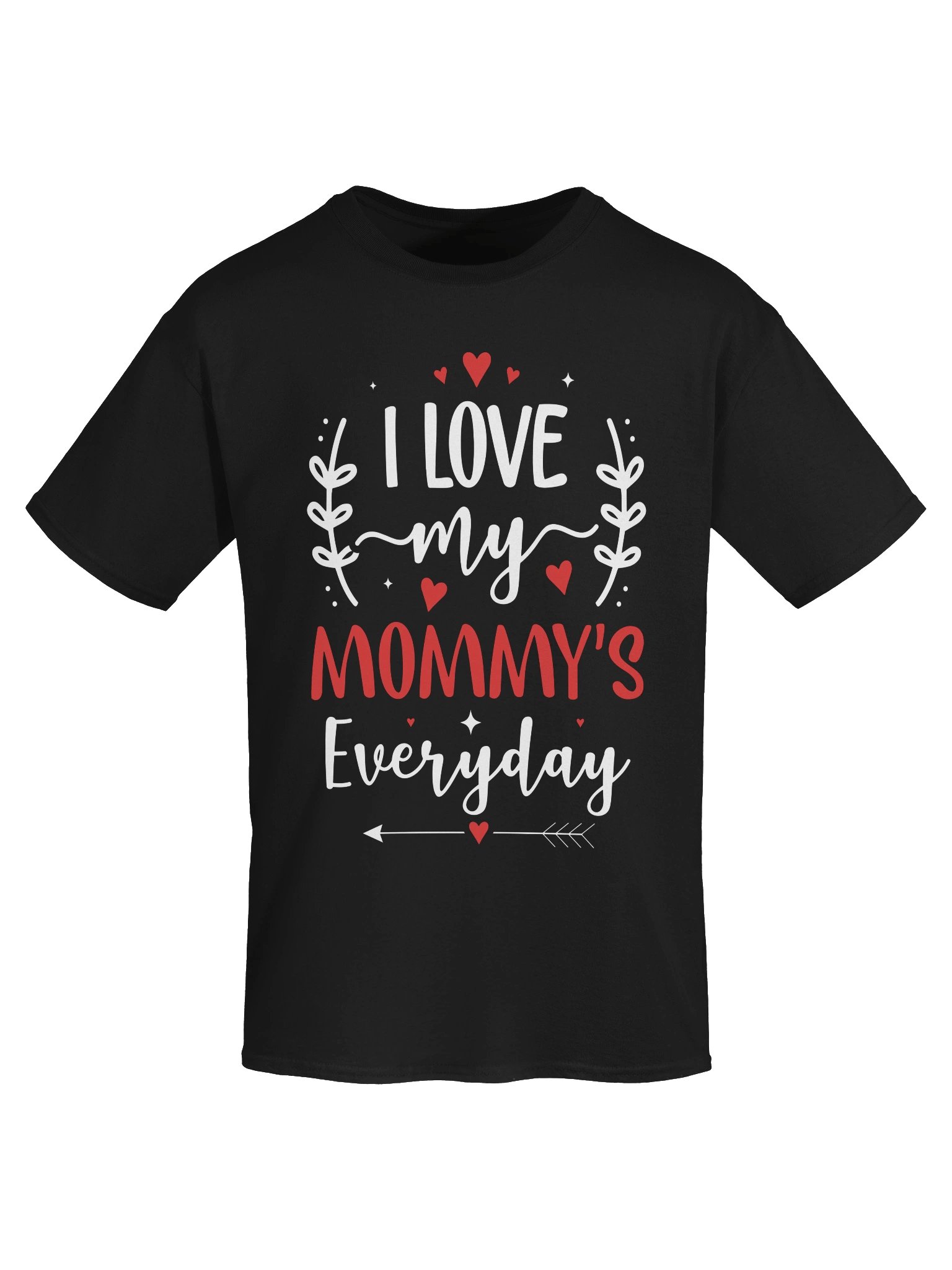 I Love My Mommy’s Everyday Heart Graphic Tee product image (109)
