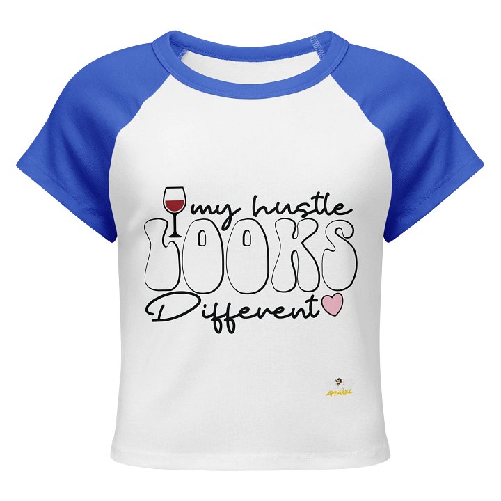 Wine & Heartbeat Raglan Tee product image (4)