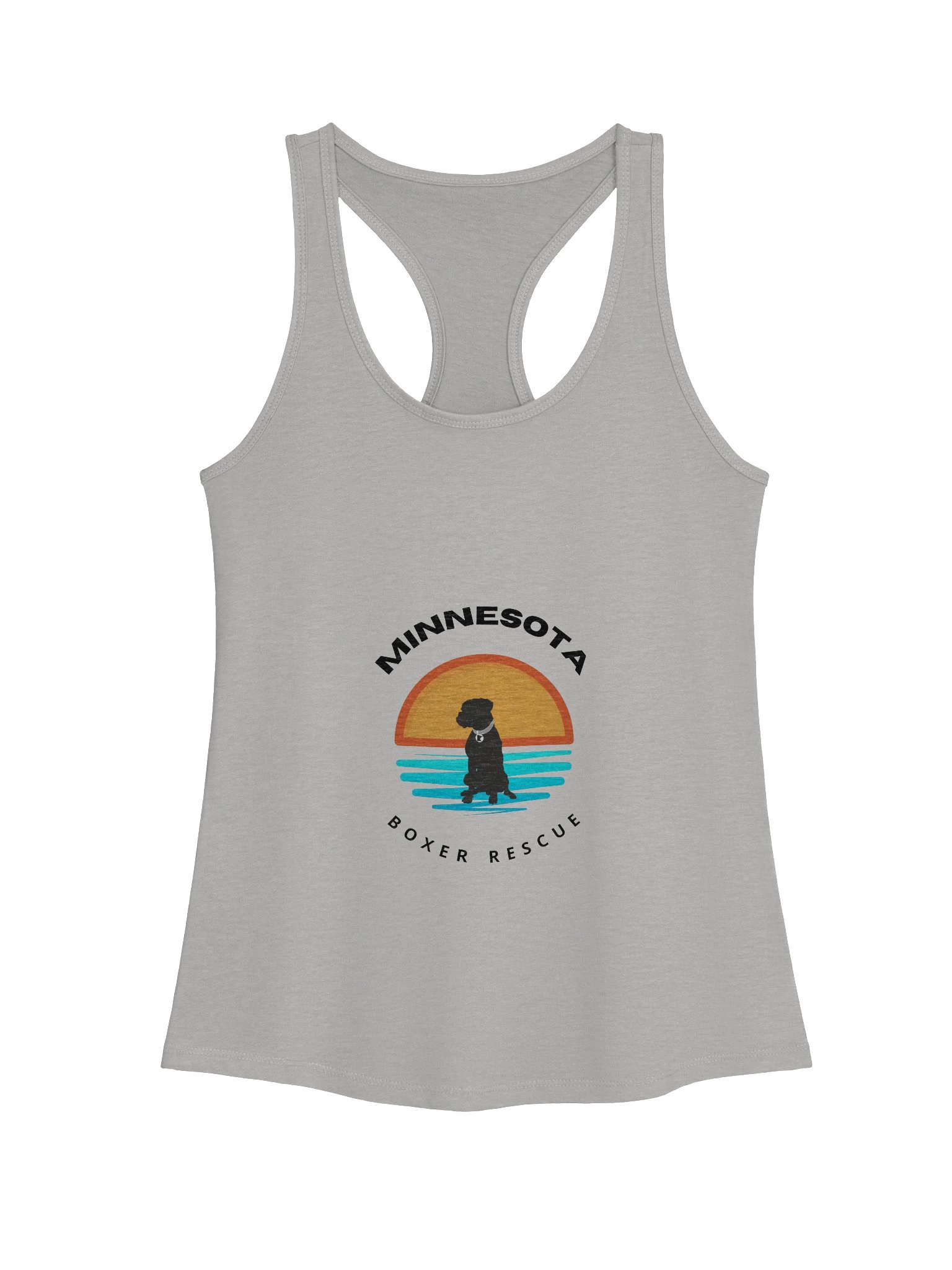 MNBR Sunset Large Logo Racerback - Light w/Black Logo product image (1)
