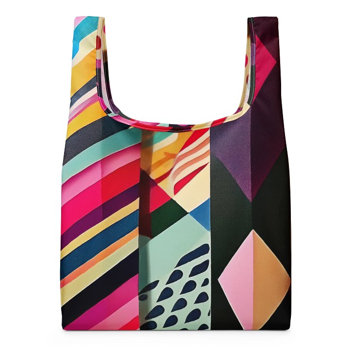 Eclectic Vibes Reusable Tote Bag product image (1)