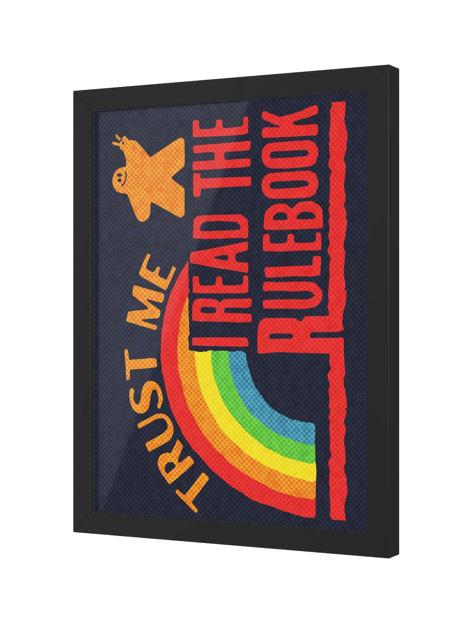 Rulebook Rainbow Board Game Poster - FRAMED product image (8)