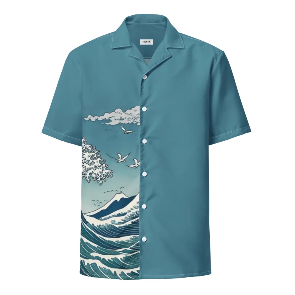 Ocean Breeze Hawaiian Shirt - Japanese Art Style product image (1)