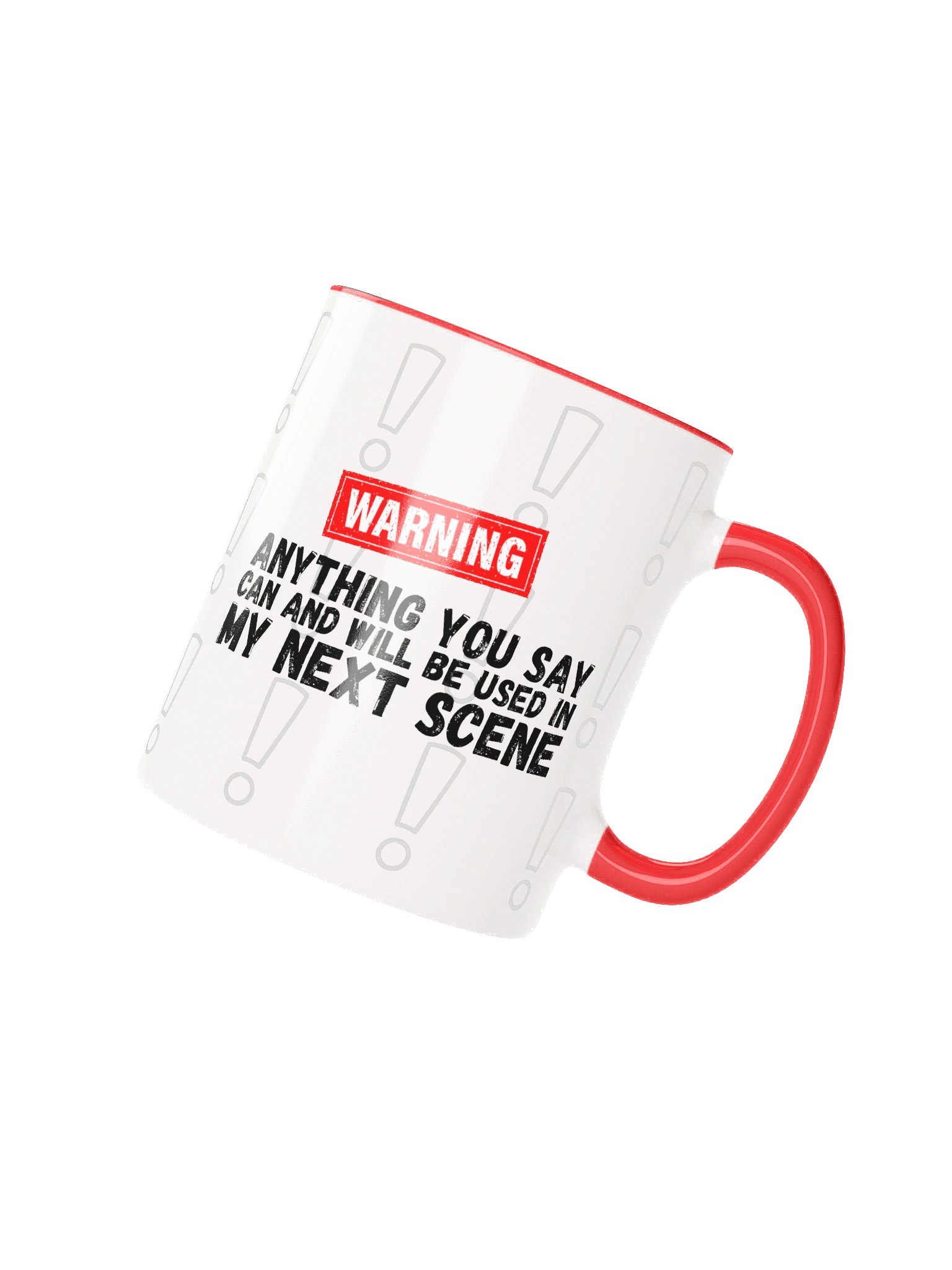 Warning! Ceramic Mug (Lefty) product image (3)